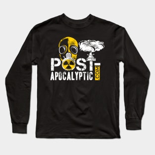 Post Apocalyptic Typography Long Sleeve T-Shirt